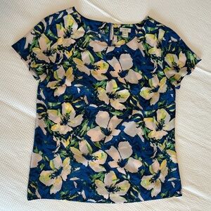 JCREW Short Sleeve Blouse sz XXS